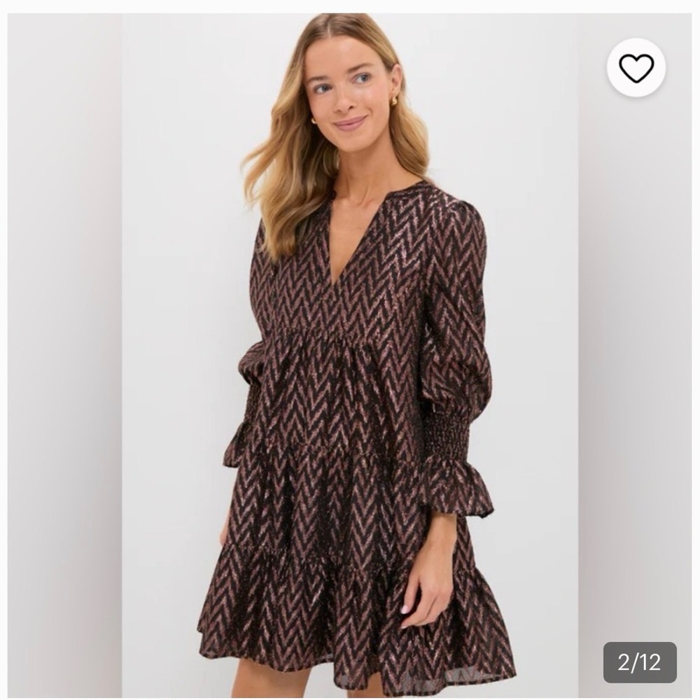 Pomander Place Metallic Ikat Kenzo Dress